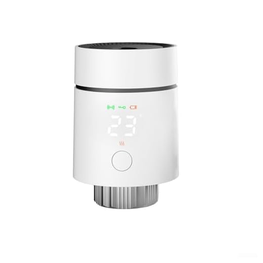 Válvula de calefacción automática de encendido y apagado para termostato inteligente del radiador, compatibilidad inteligente de la válvula de control de temperatura con sistemas