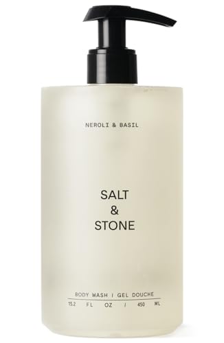 Salt &amp; Stone Body Wash for Women &amp; Men, Neroli &amp; Basil 15.2 fl oz