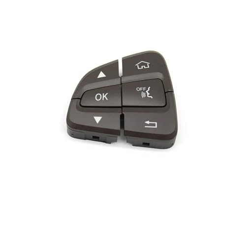 Boutons de commande au volant pour Benz W205 W253 commande fluide du menu gauche teinte moka