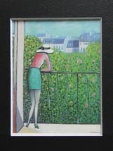 カシニョール（Cassigneul）、パリを望むベランダ、希少な画集より Amazon.co.jp: カシニョール（Cassigneul）、パリを望むベランダ、な