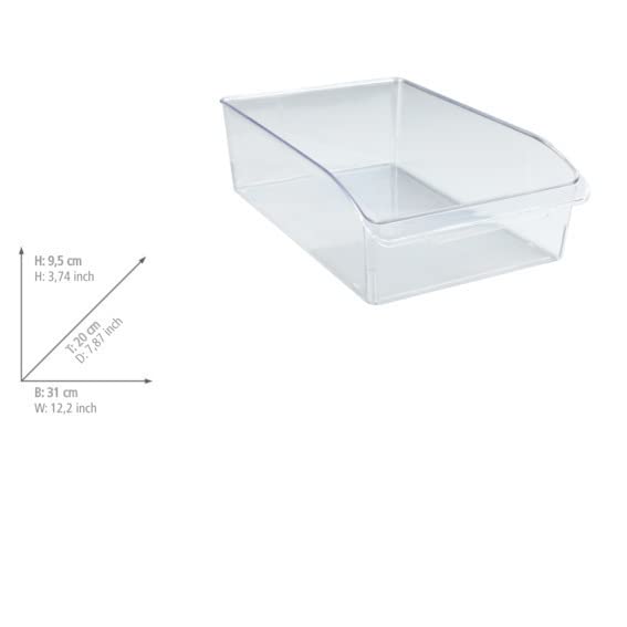 Friendjia 3PCS Kühlschrank Organizer mit einem Teiler - Küche Kunststoff Aufbewahrungsbox, Clear Organizer, Storage Container für Küche, Kühlschrank und andere Organisatoren Friendjia 3PCS Kühlschrank Organizer mit einem Teiler - Küche Kunststoff Aufbewahrungsbox, Clear Organizer, Storage Container für Küche, Kühlschrank und andere Organisatoren