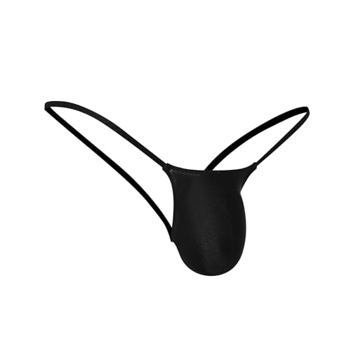 Men's Backless Thong V Back Sissies Tiny Thong Low Rise Sexy Underwear4