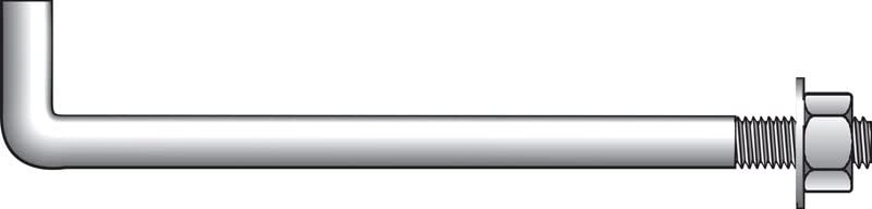 Hillman 5360482 0.75 in. Dia. x 12 in. Steel Round Head Anchor Bolts - Pack of 10