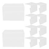 Alipis 10 Stück Transparenter PVC Etikettenhalter A7 75X11cm Hängeregal Regaletikettenhalter für Bibliothek Buchhandlung Bekleidungsladen mit Clip