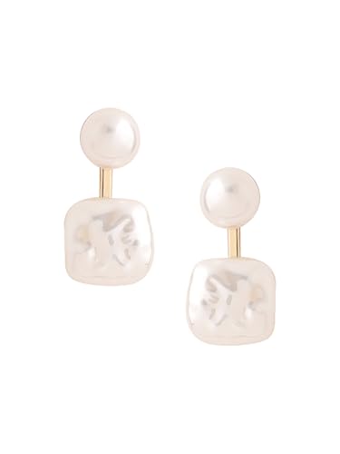 Yellow Chimes Earrings for Women and Girls Fashion White Pearl Drop Earrings | Gold Plated Faux Pearl Drop Earrings | Birthday Gift for girls and women Anniversary Gift for Wife Yellow Chimes Earrings for Women and Girls Fashion White Pearl Drop Earrings | Gold Plated Faux Pearl Drop Earrings | Birthday Gift for girls and women Anniversary Gift for Wife