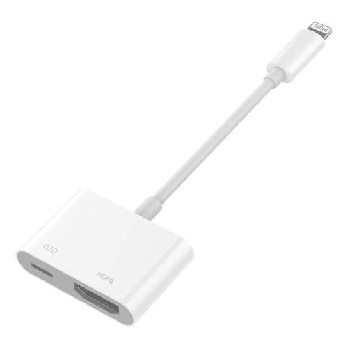 【2025新登場・MFi認証】iPhone hdmi変換ケーブル iPhone テレビに映す iPad/iPhone ミラーリング Lightning hdmi 変換 1080PのHD画質・遅延なし・TV大画面・自動接続・給電不要・24ヶ月保証・ライトニング hdmi 日本語取説付き（iOS13~iOS18対応）