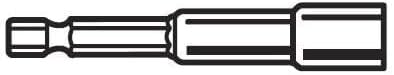 Lutz 23045 2-9/16" X 1/4" Magnetic Nut Setter - 25 per Jar