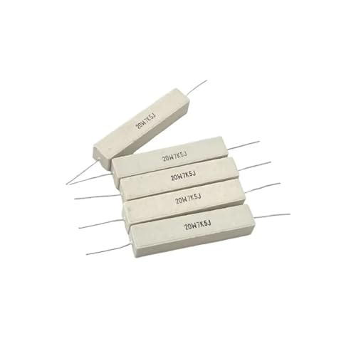 Résistances de puissance cimentées 20W composant céramique 7.5 Ohms - 5