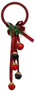 EB Sentiment Tag Holiday Ornaments (9x5.75-in) & Jingle Bells Door Hangers (11 in) – Festive Christmas Décor for Home, Office, and Classroom