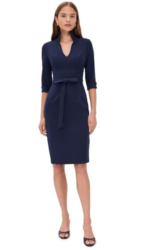 Black Halo Womens Madeline Sheath Dress Pacific Blue 8