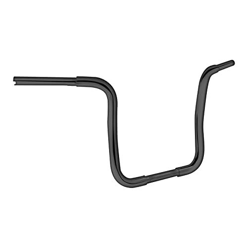 Green-L Black 14  Rise 1-1 4  Ape Hanger Handlebar Fit for Harley Sportster XL883 1200 FLST FXST