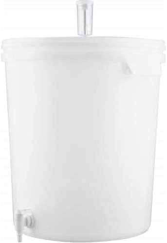 8 Gallon Fermenting Bucket, Lid & Air Lock Beer Wine Beer home Home brew machine beer Home beer Beer machine Home beer brewing supplies Home brewing supplies beer