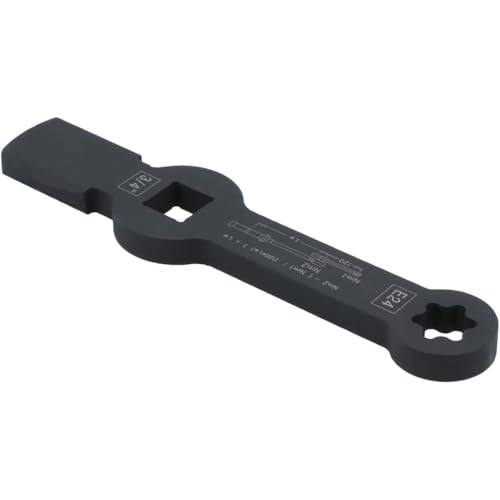 Bassadoro Brake Caliper Wrench E24 E20 Slogging Striking Ring Spanner Box End Impacted Percussion Tool for HGV Truck Brake Disc Axle Nut & Brake Bolts Maintenance (E24) by Bassadoro - Used condition - US$21.40