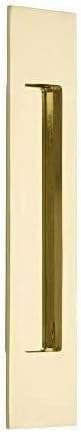 Miniatura 5 de Emtek, Moderno Rectangular, Tirador Enrasado, 1-34" x 4", Cromo Pulido