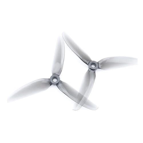 Hélice à 3 pales 5x4.3x3 V2S compatible HQProp avec profil aérodynamique rigide gris - 3