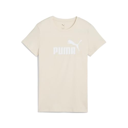 Image of Puma Women Cotton Letter Print Regular Fit Tees