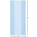 Baby Blue Cellophane Party Favor Plastic Bags - 11.5