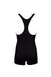 100 % poliéster ARENA Bañador para niña con Pierna, Niñas, Traje de baño de una Sola Pieza, 2A613, Negro, 140