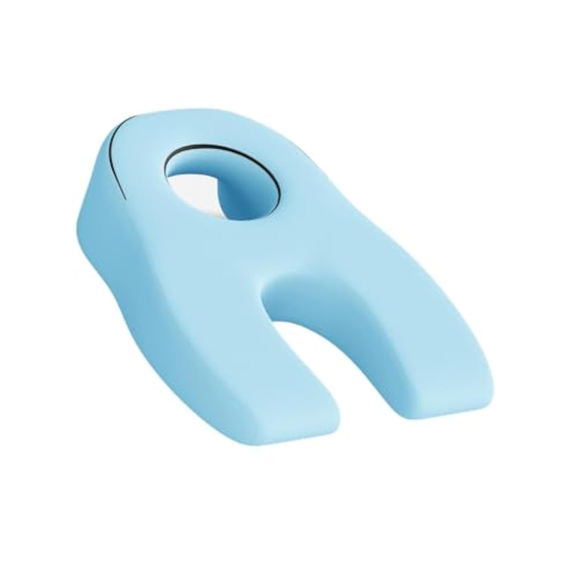 Face Down Pillow with Washable Cover, Blue