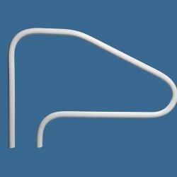 SAFTRON 48in x 32in Return to Deck 4 Bend Hand Rail Gray RTD-448-G