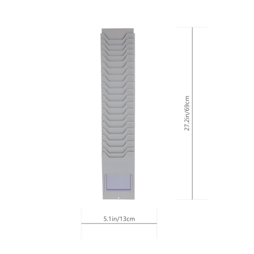 Support porte-cartes plastique 20 emplacements multi-grilles pour entrepôt - 3