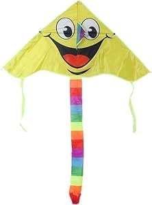 KITE FLYING KITE Smile Line Big Beautiful Kite Fashion Portable Children Kite Triangle Shape Kite for Girls Boys Adults Outdoor