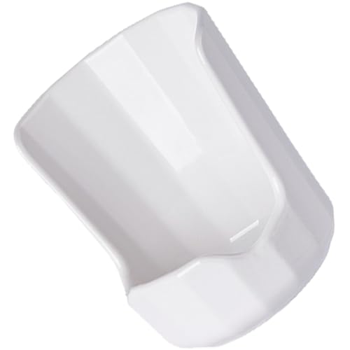 MAGICLULU Ceramic Pot Lid Holder and Spoon Rest, Multifunctional Kitchen Organizer for Pot Covers and Utensils, Anti-Slip Design, 4.87X3.93X3.93 Inches, White