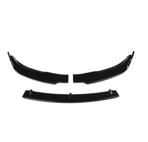Diffuseur pare-chocs avant Tesla Model 3 2016-2019 lèvre spoiler 3 pièces noir