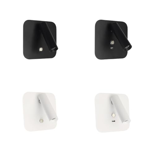 Lámpara de lectura para cabecera regulable con puerto USB táctil 4