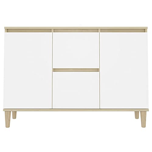 Natulvd Storage Cabinet With 2 Doors And 2 Drawers, Modern Liquor Cabinet Cupboard Console Table, Free Standing Buffet Sideboard For Entryway Living Room Dining Room - Multicolour #TOP5