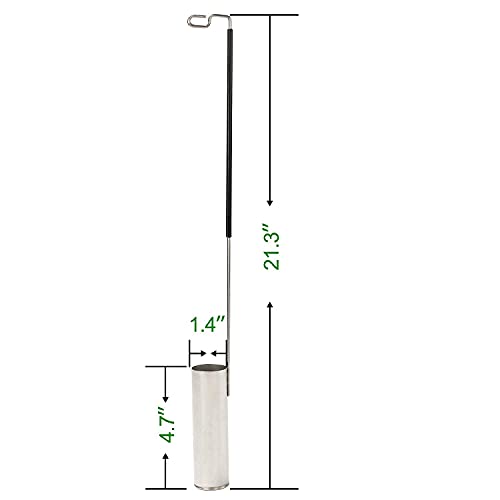U.S. Solid 10L Cryogenic Container Liquid Nitrogen LN2 Tank Dewar with Straps 6 Canisters