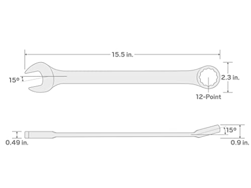 Tekton 1-1/8 Inch Combination Wrench | 18268 #TOP5
