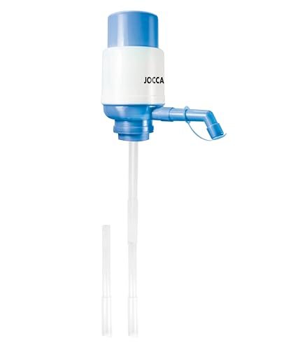 JOCCA - Dispensador de Agua para Garrafas Manual/Bomba de Agua para Garrafas, Botellas/Se Adapta a Botellas 3 y 5L/ Tubo de 35cm/ Ligero y Útil