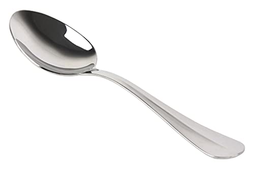 Cofan Cuchara De Mesa | Modelo Bari | Fabricado En Acero Inox 18/10 | Blíster O Pack