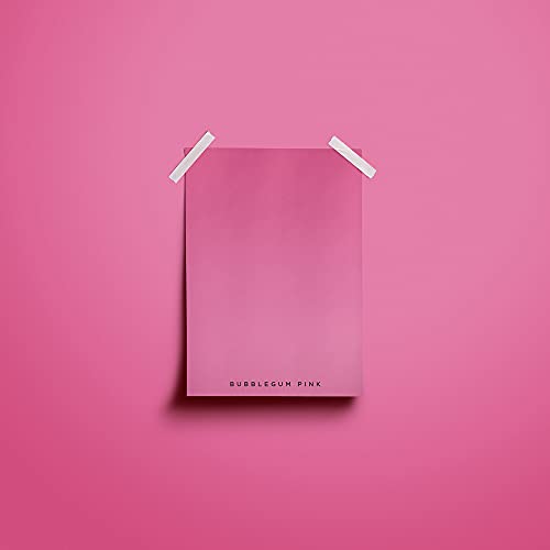 Hemway Bubblegum Pink Chalk Based Furniture Paint Matt Finish Wall And Upcycle Diy Home Improvement 1L / 35Oz Shabby Chic Vintage Chalky (50+ Colours Available) #TOP3