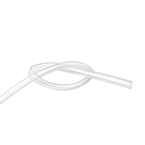 oupados 1M PVC Schlauch Benzinschlauch Transparent Wasserschlauch Zum Transport von Flüssigkeiten und Gasen,Transparent und Flexibel (Innendurchmesser x Außendurchmesser: 8 mm x 10 mm)