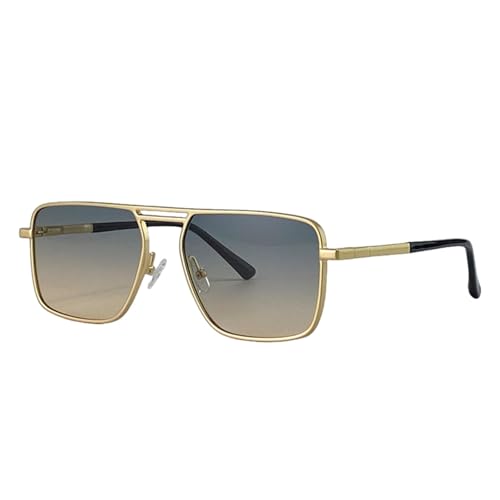 Oversized Punk Sunglasses Men Luxury Retro Uv400