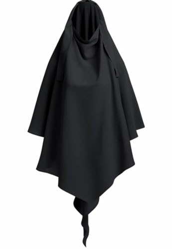 Khimar : Single Layer Triangular Khimar-Hijab-Jilbab for Girls & Women in Single Layer | Tie Back Burkha Jilbab Khimar Style Abaya Hijab Niqab Islamic Modest Wear