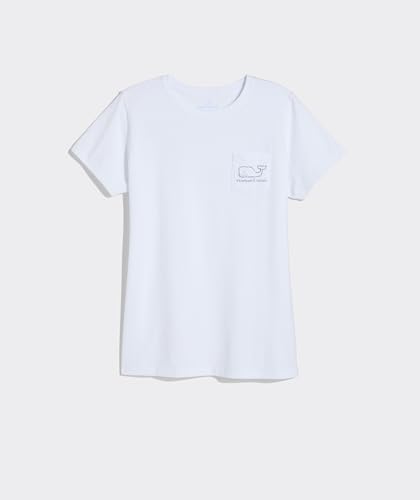 Image of vineyard vines Girls' Vintage Whale Short-Sleeve Pocket Tee