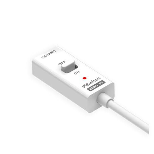 CanaKit USB-C PD PiSwitch for Raspberry Pi 5 (On/Off Power Switch)