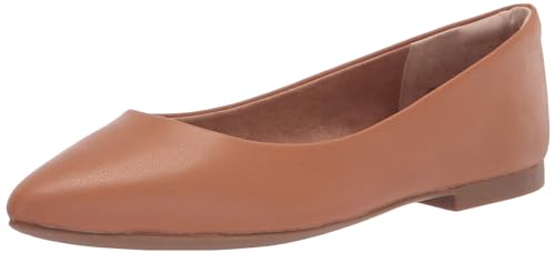 Amazon Essentials Ballerines à Bout Pointu Femme, Chameau, 39 EU