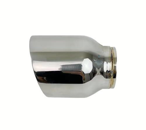 Double silencieux d'échappement anti-corrosion avec raccord 2.5 pouces pour embout auto