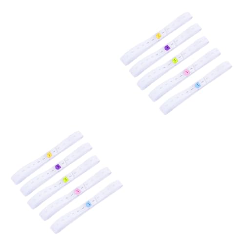 BESTonZON 40 Stk elastische Windelstreifen Windelverschluss Verstellbarer Windelverschluss Windelband für Kleinkinder Befestigungsgurt für Sicherheitswindeln neugeboren Windelknopf Weiß