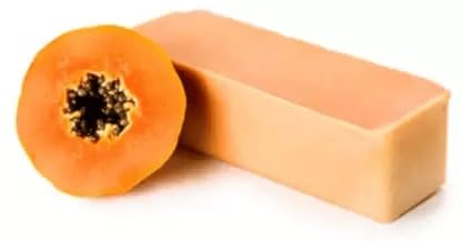 Papaya Milk Melt and Pour Soap 1kg | Natural Glycerin Base for DIY Soap Making | Moisturizing & Skin-Friendly Handmade Soap Base | Easy Melt Formula