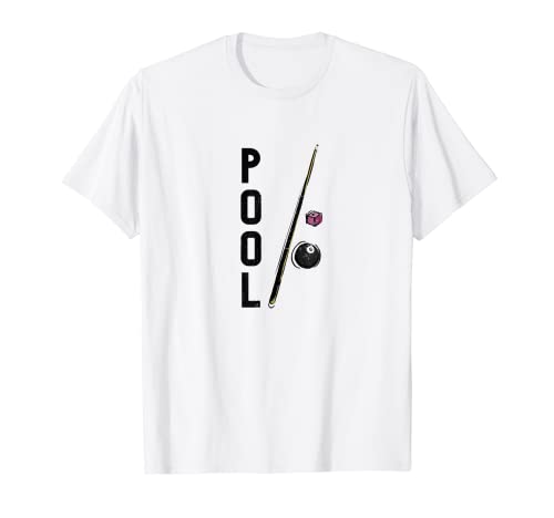 Cool Biliardo Pool Player Biliardo Snooker Amante dello sport Maglietta