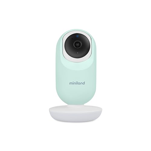 Miniland - Telecamera baby monitor 5' HD, telecamera di sorveglianza per bambini aggiuntivi