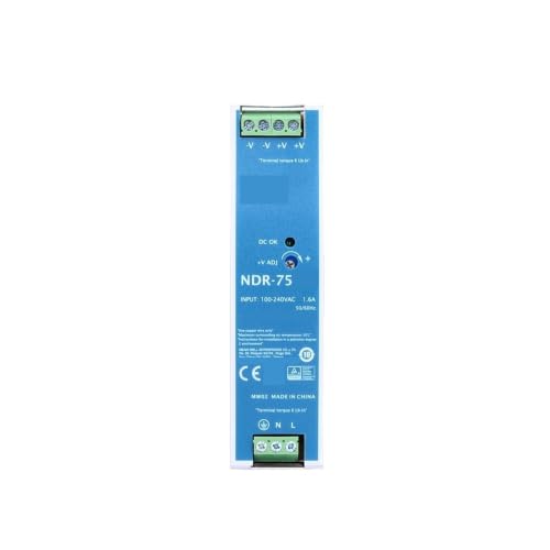 Alimentation industrielle NDR-240 24V à haut rendement thermique