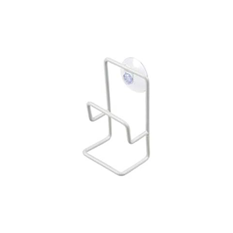 Kitchen Sink Organizer Metal Sink Suction Cup Sink Drain Rack with Sucker Wall Sucker Sponge Storage Drying Holder Kitchen Sink Soap Stand Dish Cloth Shelf (White) Cover