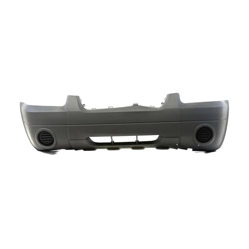 Image of FitParts Compatible with Ford Escape 2005-2007 Front Bumper Cover | Textured, Without Fog Light Holes, Without Parking Sensor Holes, Without Tow Hook Hole, OEM 5L8Z17D957AAA, FO1000568