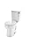 American Standard 288AA115.020 H2Optimum Siphonic Right Height Elongated Toilet with Right Hand Trip Lever, White